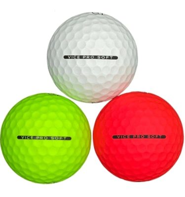 Vice pro soft matte colored Golf Balls