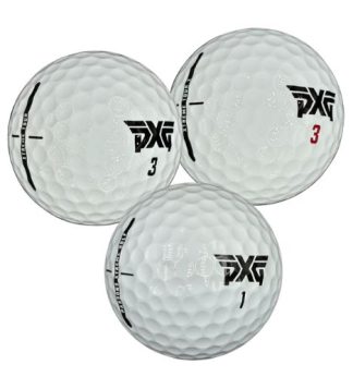 pxg-extreme-white-golf-balls-on-white-background
