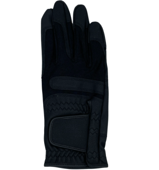 BLACK GLOVE ON WHITE BACKGROUND