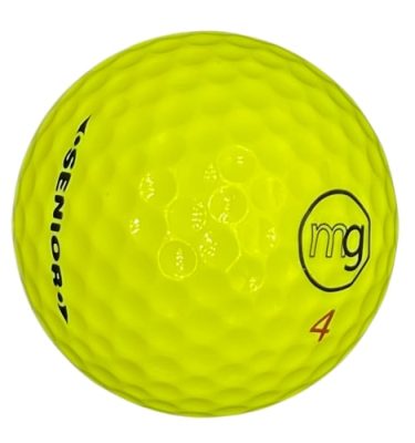 balles de golf jaunes senior mg