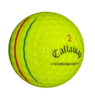 Callaway Chrome Soft 2024 Triple Track Yellow
