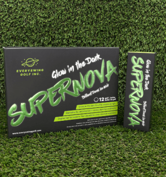Glow in the Dark golf ball in package