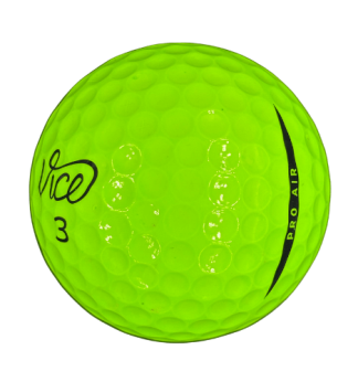 vice pro air green golf ball