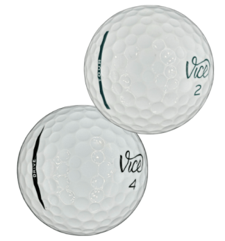 Vice drive and tour golf ball