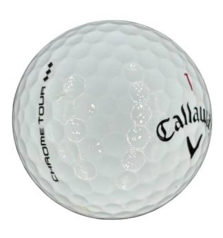 Callaway chrome tour white golf ball