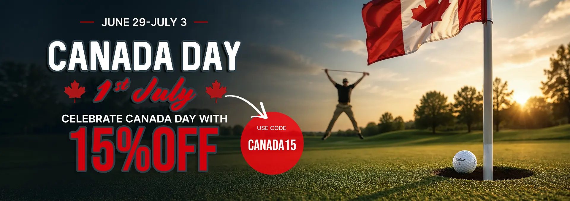 Canada Day July 1st - Celebrate Canada Day with 15% Off - Use code CANADA15